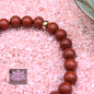 Preview: Roter Jaspis Mala Armband mit vergoldeter Silberperle